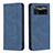 Coque Portefeuille Livre Cuir Etui Clapet B15F pour Xiaomi Poco X4 Pro 5G Bleu