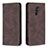 Coque Portefeuille Livre Cuir Etui Clapet B15F pour Xiaomi Redmi 9 Prime India Marron