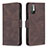 Coque Portefeuille Livre Cuir Etui Clapet B15F pour Xiaomi Redmi Note 10 5G Marron