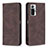 Coque Portefeuille Livre Cuir Etui Clapet B15F pour Xiaomi Redmi Note 10 Pro 4G Marron