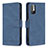 Coque Portefeuille Livre Cuir Etui Clapet B15F pour Xiaomi Redmi Note 10T 5G Bleu