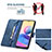 Coque Portefeuille Livre Cuir Etui Clapet B15F pour Xiaomi Redmi Note 10T 5G Petit