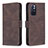 Coque Portefeuille Livre Cuir Etui Clapet B15F pour Xiaomi Redmi Note 11 5G Marron