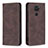 Coque Portefeuille Livre Cuir Etui Clapet B15F pour Xiaomi Redmi Note 9 Marron