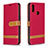 Coque Portefeuille Livre Cuir Etui Clapet B16F pour Samsung Galaxy A10s Rouge