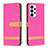 Coque Portefeuille Livre Cuir Etui Clapet B16F pour Samsung Galaxy A23 4G Rose Rouge