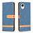 Coque Portefeuille Livre Cuir Etui Clapet B16F pour Samsung Galaxy A23e 5G Bleu Royal
