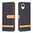 Coque Portefeuille Livre Cuir Etui Clapet B16F pour Samsung Galaxy A23e 5G Noir