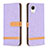 Coque Portefeuille Livre Cuir Etui Clapet B16F pour Samsung Galaxy A23e 5G Violet Clair
