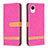 Coque Portefeuille Livre Cuir Etui Clapet B16F pour Samsung Galaxy A23s Rose Rouge