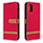 Coque Portefeuille Livre Cuir Etui Clapet B16F pour Samsung Galaxy A31 Rouge