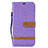 Coque Portefeuille Livre Cuir Etui Clapet B16F pour Samsung Galaxy M20 Violet Clair