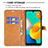 Coque Portefeuille Livre Cuir Etui Clapet B16F pour Samsung Galaxy M32 4G Petit