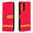 Coque Portefeuille Livre Cuir Etui Clapet B16F pour Samsung Galaxy S20 FE 5G Rouge