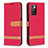 Coque Portefeuille Livre Cuir Etui Clapet B16F pour Xiaomi Redmi Note 11 4G (2021) Rouge