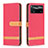 Coque Portefeuille Livre Cuir Etui Clapet B16F pour Xiaomi Redmi Note 11E Pro 5G Rouge
