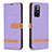 Coque Portefeuille Livre Cuir Etui Clapet B16F pour Xiaomi Redmi Note 11T 5G Violet Clair