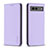 Coque Portefeuille Livre Cuir Etui Clapet B17F pour Google Pixel 7a 5G Violet Clair