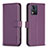 Coque Portefeuille Livre Cuir Etui Clapet B17F pour Motorola Moto E13 Violet