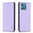 Coque Portefeuille Livre Cuir Etui Clapet B17F pour Motorola Moto Edge 40 Neo 5G Violet Clair