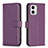 Coque Portefeuille Livre Cuir Etui Clapet B17F pour Motorola Moto G73 5G Petit