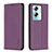 Coque Portefeuille Livre Cuir Etui Clapet B17F pour Oppo A2 5G Violet