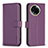 Coque Portefeuille Livre Cuir Etui Clapet B17F pour Realme 11 5G Violet