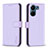 Coque Portefeuille Livre Cuir Etui Clapet B17F pour Xiaomi Poco C65 Violet Clair