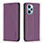 Coque Portefeuille Livre Cuir Etui Clapet B17F pour Xiaomi Poco F5 5G Violet