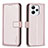 Coque Portefeuille Livre Cuir Etui Clapet B17F pour Xiaomi Redmi 12 4G Or Rose