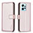 Coque Portefeuille Livre Cuir Etui Clapet B17F pour Xiaomi Redmi Note 12 4G Or Rose