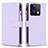 Coque Portefeuille Livre Cuir Etui Clapet B17F pour Xiaomi Redmi Note 13 5G Violet Clair