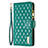 Coque Portefeuille Livre Cuir Etui Clapet B18F pour Oppo A2 5G Vert