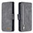 Coque Portefeuille Livre Cuir Etui Clapet B18F pour Samsung Galaxy M80S Gris