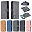 Coque Portefeuille Livre Cuir Etui Clapet B18F pour Samsung Galaxy M80S Petit