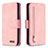 Coque Portefeuille Livre Cuir Etui Clapet B18F pour Samsung Galaxy S20 Plus 5G Or Rose