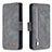 Coque Portefeuille Livre Cuir Etui Clapet B18F pour Samsung Galaxy S20 Ultra 5G Gris