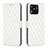 Coque Portefeuille Livre Cuir Etui Clapet B19F pour Xiaomi Redmi 10 Power Blanc