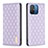 Coque Portefeuille Livre Cuir Etui Clapet B19F pour Xiaomi Redmi 12C 4G Violet