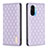 Coque Portefeuille Livre Cuir Etui Clapet B19F pour Xiaomi Redmi K40 Pro 5G Violet