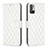 Coque Portefeuille Livre Cuir Etui Clapet B19F pour Xiaomi Redmi Note 10 5G Blanc