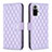 Coque Portefeuille Livre Cuir Etui Clapet B19F pour Xiaomi Redmi Note 10 Pro 4G Violet