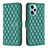 Coque Portefeuille Livre Cuir Etui Clapet B19F pour Xiaomi Redmi Note 12 Turbo 5G Vert