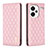 Coque Portefeuille Livre Cuir Etui Clapet B19F pour Xiaomi Redmi Note 13 Pro+ Plus 5G Or Rose