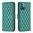 Coque Portefeuille Livre Cuir Etui Clapet B20F pour Nokia G11 Vert