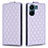 Coque Portefeuille Livre Cuir Etui Clapet B20F pour Xiaomi Poco C65 Violet Clair