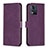 Coque Portefeuille Livre Cuir Etui Clapet B21F pour Motorola Moto E13 Violet