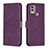 Coque Portefeuille Livre Cuir Etui Clapet B21F pour Nokia C22 Violet