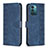 Coque Portefeuille Livre Cuir Etui Clapet B21F pour Nokia G11 Bleu