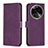 Coque Portefeuille Livre Cuir Etui Clapet B21F pour Oppo Find X6 Pro 5G Violet